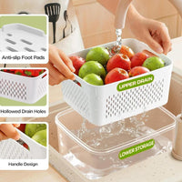 Kitchen Food Storage Containers Set (Pack of 2)