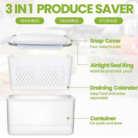 Kitchen Food Storage Containers Set (Pack of 2)