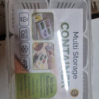 Food Storage Box With Lid and 6 Compartments