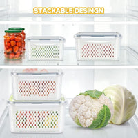 Kitchen Food Storage Containers Set (Pack of 2)